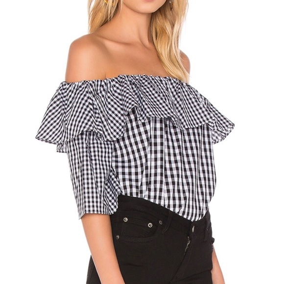 NWT Revolve Lovers + friends gingham top - Picture 3 of 5